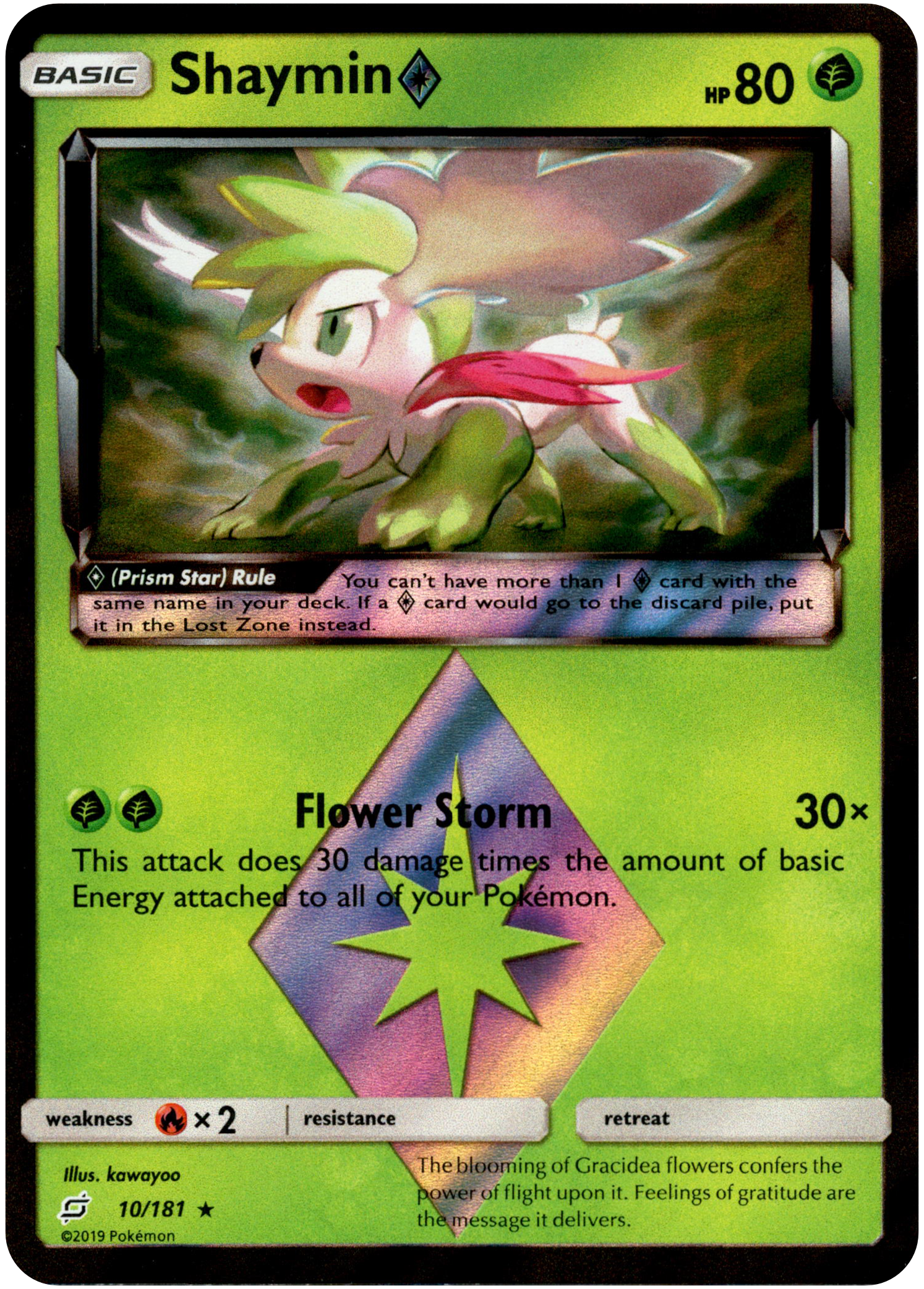 Shaymin Prism Star - 10/181 - Team Up - Holo - Card Cavern