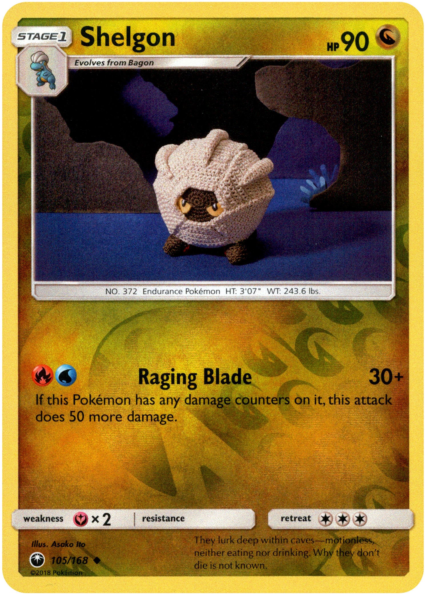 Shelgon - 105/168 - Celestial Storm - Reverse Holo - Card Cavern