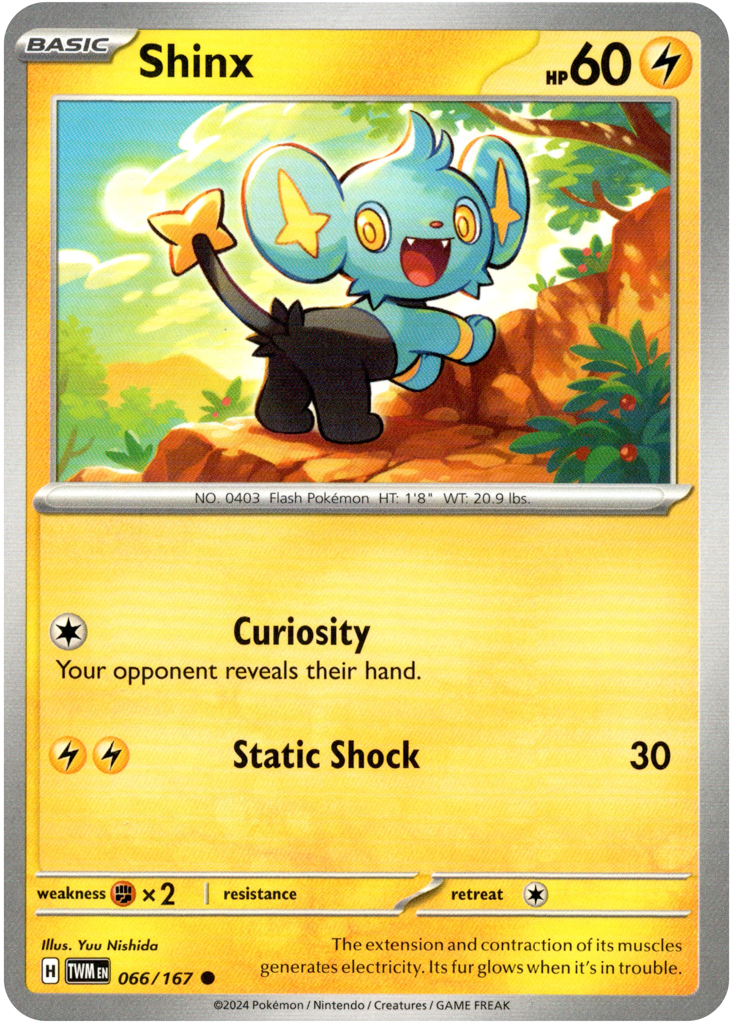 Shinx - 066/167 - Twilight Masquerade - Card Cavern