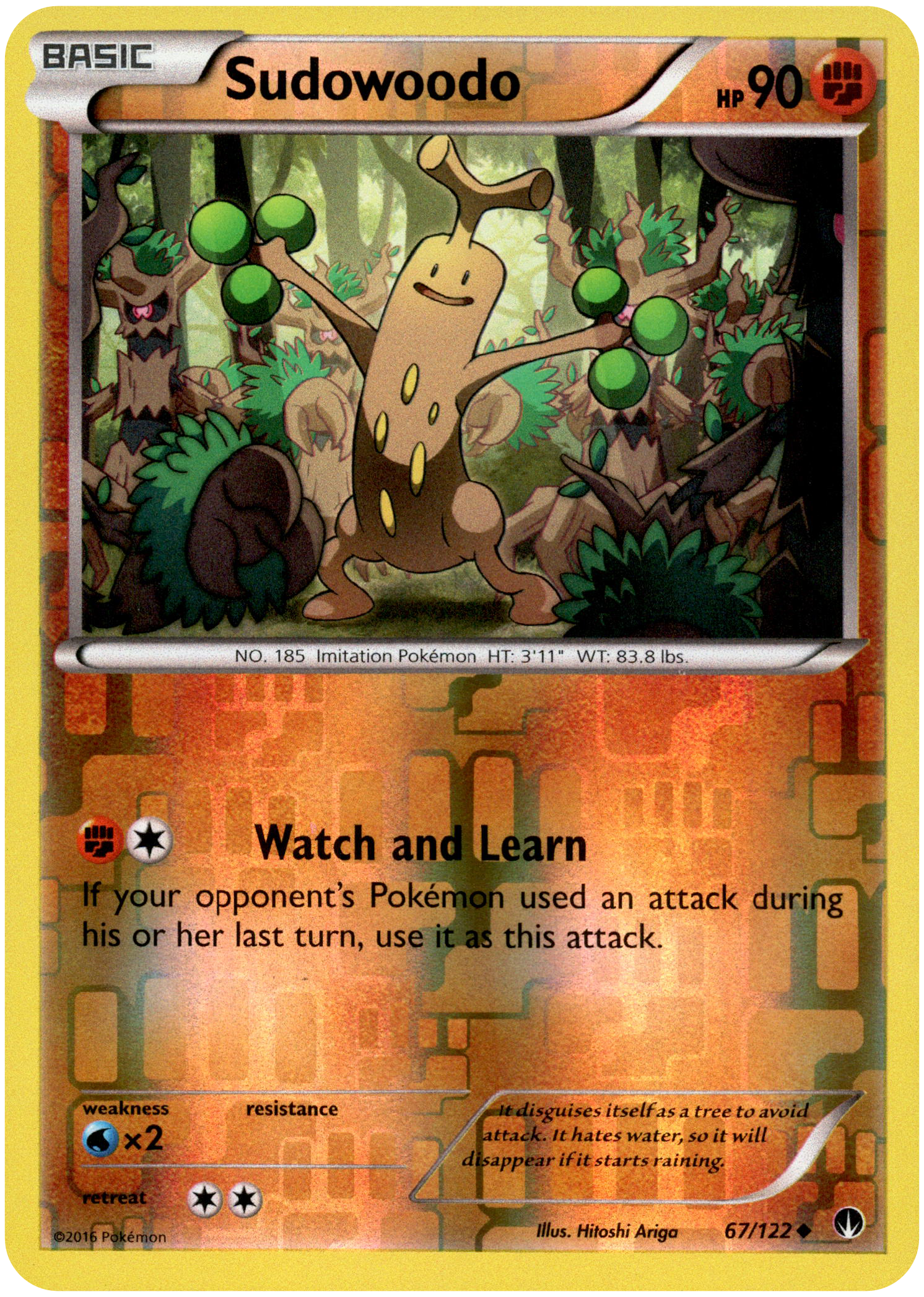 Sudowoodo - 67/122 - BREAKpoint - Reverse Holo - Card Cavern
