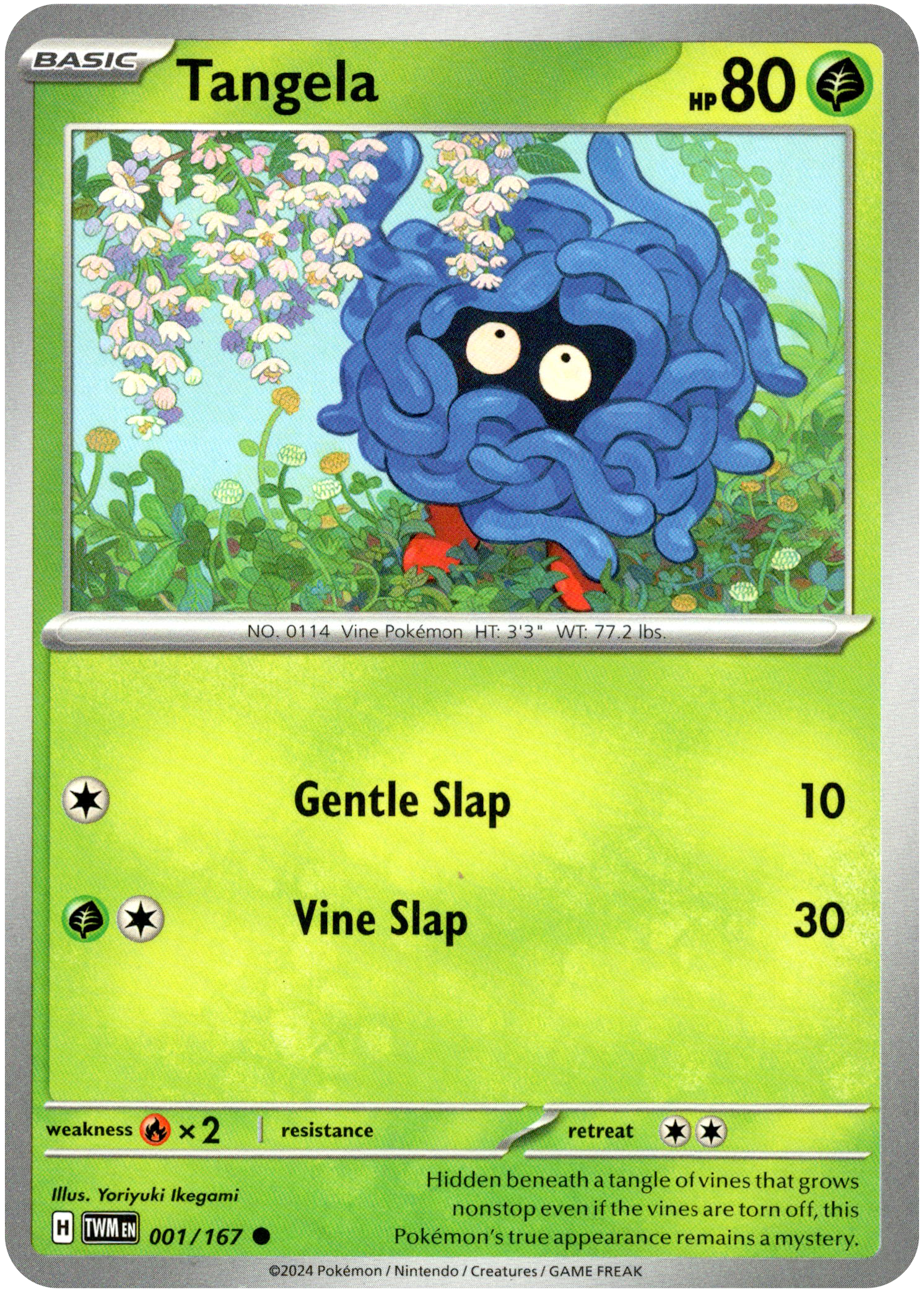Tangela - 001/167 - Twilight Masquerade - Card Cavern