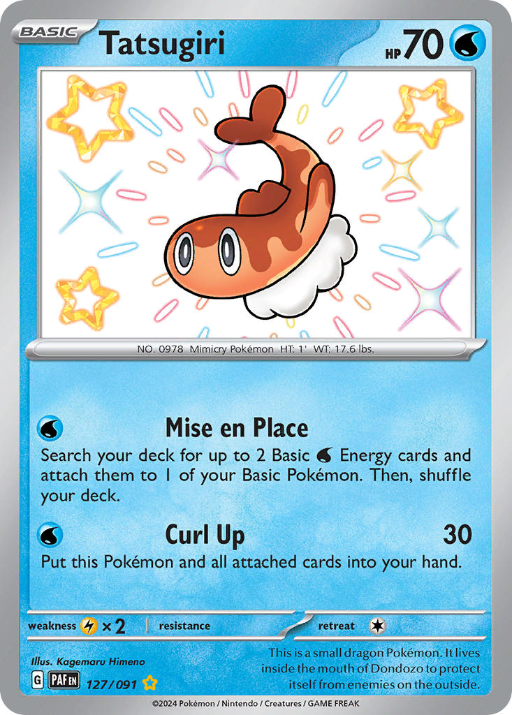 Tatsugiri - 127/091 - Paldean Fates - Holo - Card Cavern