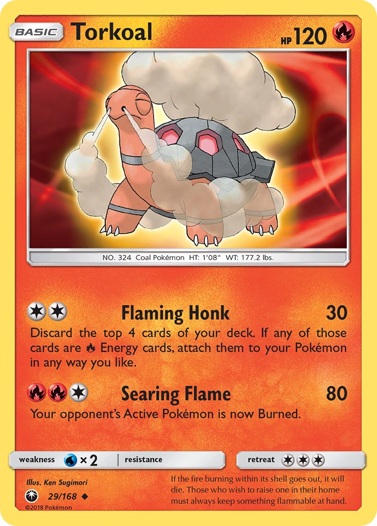 Torkoal - 29/168 - Celestial Storm - Card Cavern