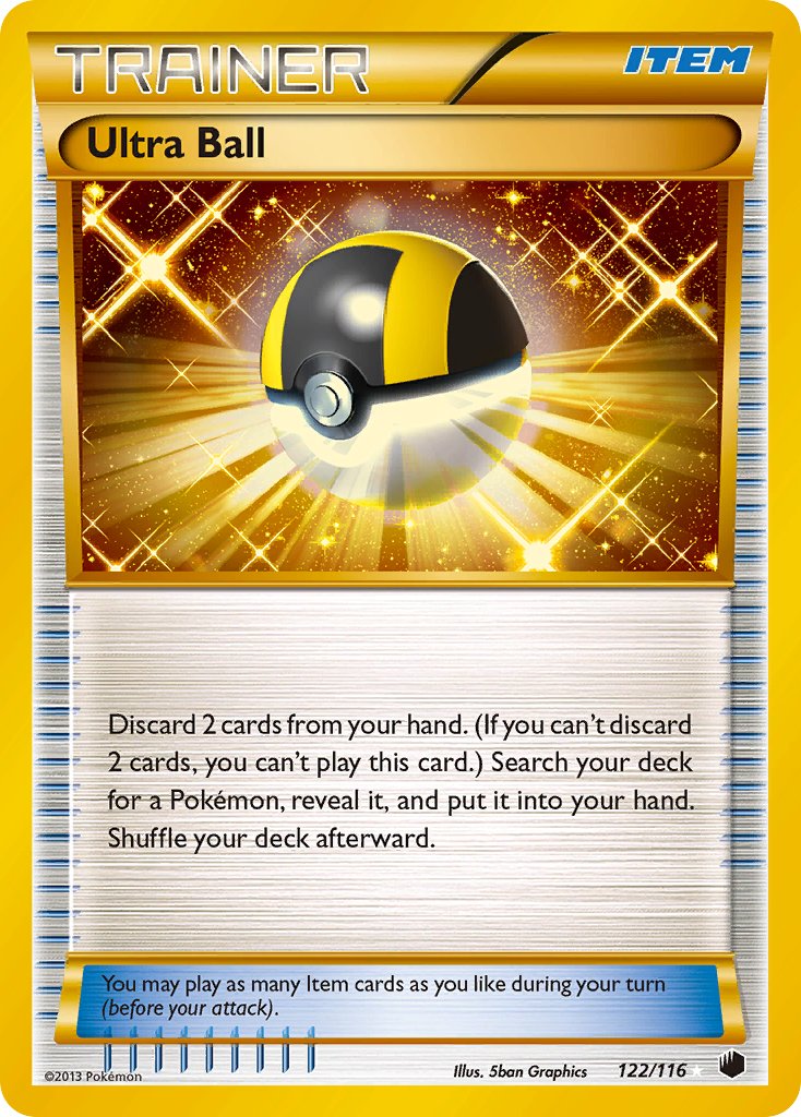 Ultra Ball - 122/116 - Plasma Freeze - Card Cavern