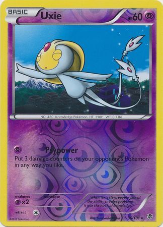 Uxie - 36/101 - Plasma Blast - Reverse Holo - Card Cavern