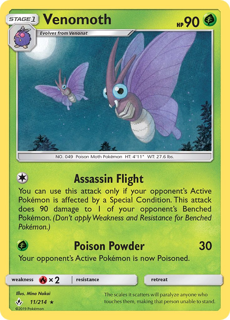 Venomoth - 11/214