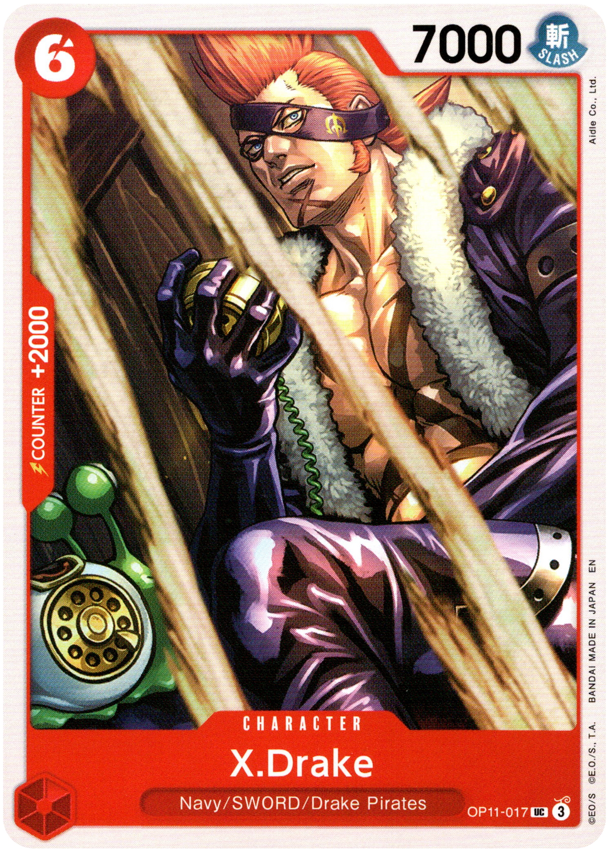 X.Drake - OP11-017 UC - A Fist of Divine Speed - Card Cavern