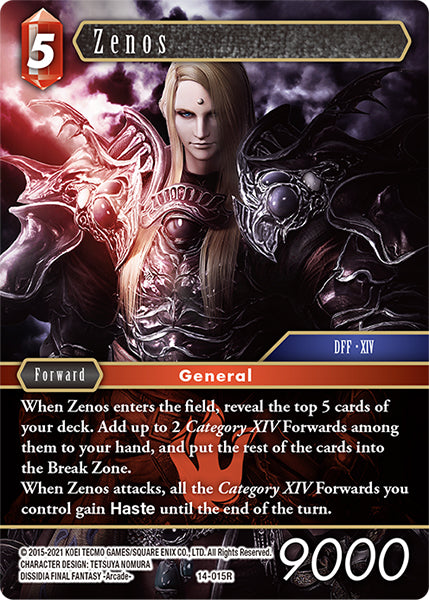 Zenos - 14-015R - Opus XIV - Foil - Card Cavern