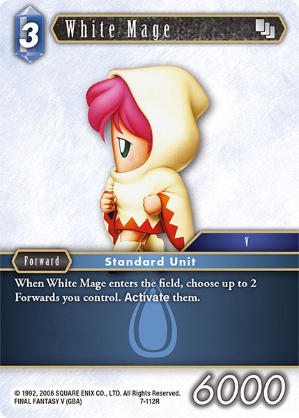 White Mage - 7-112R - Opus VII - Foil - Card Cavern