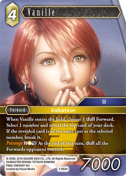 Vanille - 7-065H - Opus VII - Foil - Card Cavern