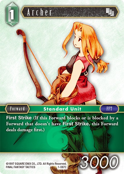 Archer - 1-087C - Foil - Card Cavern