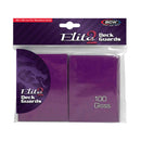 Deck Guard Elite 2 - 100ct Standard Card Sleeves - Mulberry (Gloss) - Card Cavern