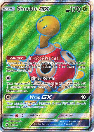 pokemon card shuckle Shuckle GX - Grass - 195/214 - (Full Art) - SM