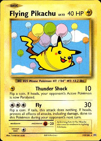Flying Pikachu - 110/108 - Evolutions - Card Cavern