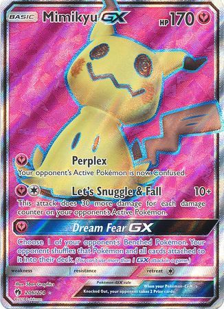 Mimikyu GX Full Art - 206/214 - Lost Thunder - Holo Card Cavern Trading Cards, LLC Mimikyu GX Full Art - 206/214 - Lost Thunder - Holo Card Cavern Trading Cards, LLC