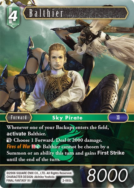 Balthier - 2-065L - Opus II - Foil - Card Cavern