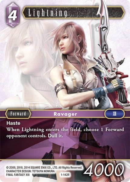 Lightning - 1-142R - Opus I - Card Cavern