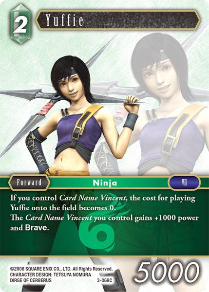 Yuffie - 3-069C - Opus III - Foil - Card Cavern