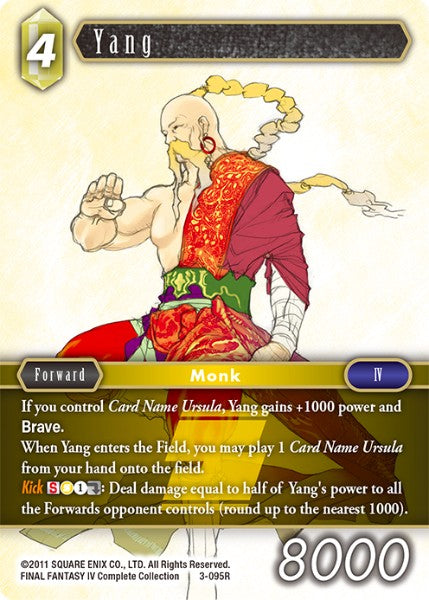 Yang - 3-095R - Opus III - Card Cavern