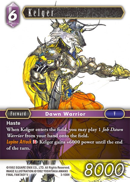 Kelger - 3-108H - Opus III - Foil - Card Cavern
