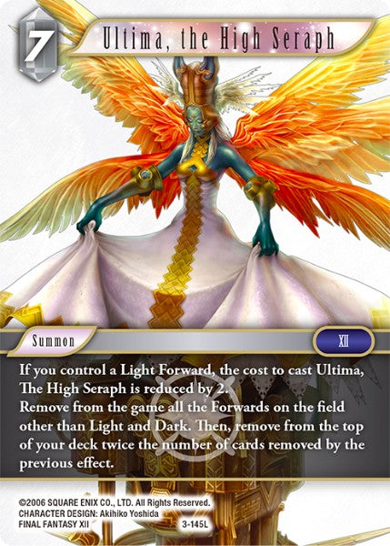 Ultima, the High Seraph - 3-145L - Opus III - Foil - Card Cavern
