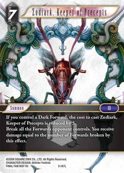 Zodiark, Keeper of Precepts - 3-147L - Opus III - Card Cavern