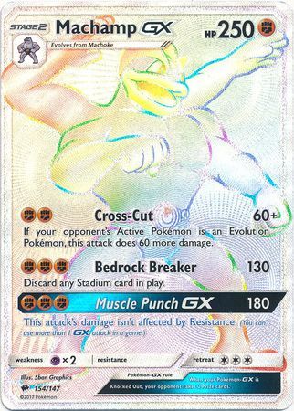 machamp gx pokemon card value Machamp-GX - 64/147 - Ultra Rare - Sun & Moon: Burning Shadows - Collectible this piece serves as a premier focal point for any high Machamp GX (Secret) - SM