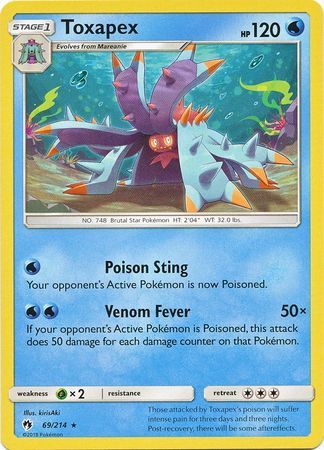 Toxapex - 69/214 - Lost Thunder - Card Cavern
