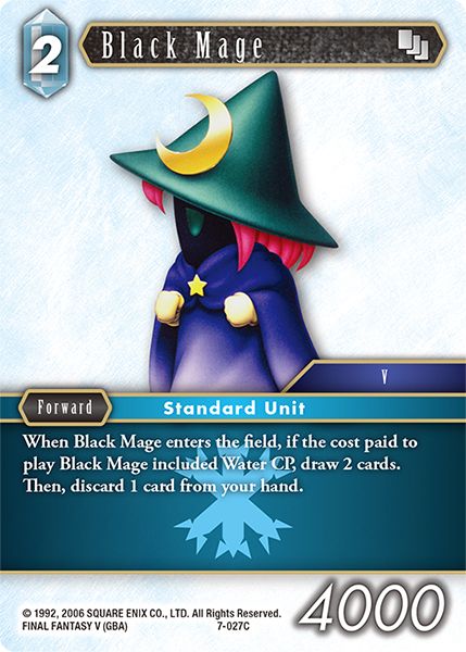 Black Mage - 7-027C - Opus VII - Card Cavern