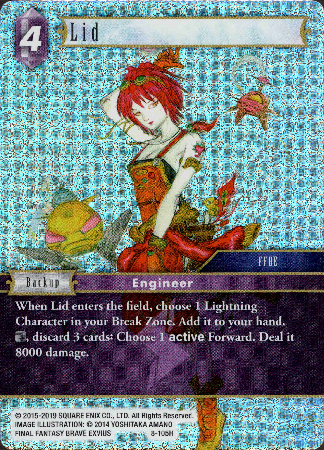 Lid - 8-105H - Opus VIII - Foil - Card Cavern