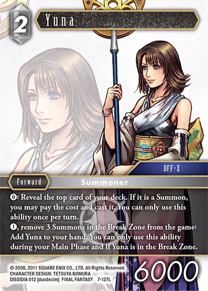 Yuna - 7-127L - Opus VII - Card Cavern