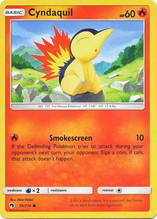 Cyndaquil - 39/214 - Lost Thunder - Card Cavern