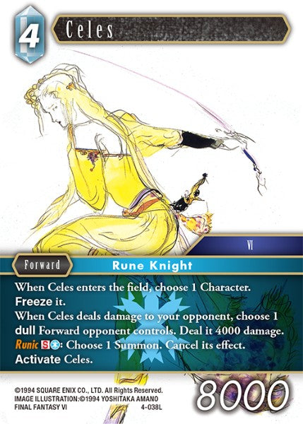 Celes - 4-038L - Opus IV - Card Cavern