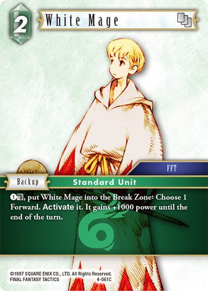 White Mage - 4-061C - Opus IV - Foil - Card Cavern