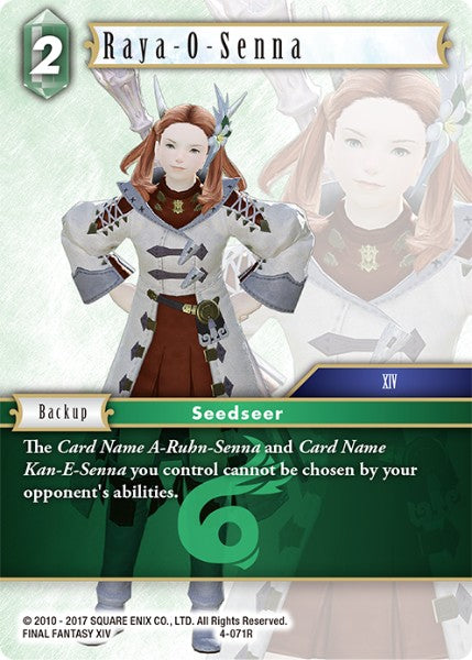 Raya-O-Senna - 4-071R - Opus IV - Card Cavern