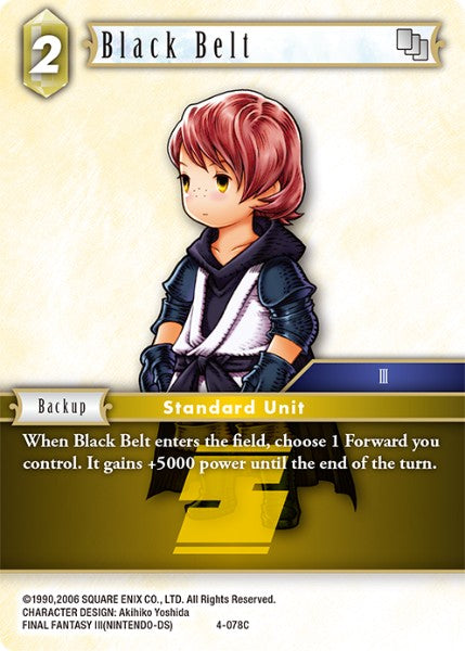 Black Belt - 4-078C - Opus IV - Foil - Card Cavern