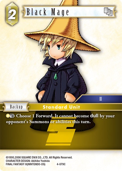 Black Mage - 4-079C - Opus IV - Card Cavern