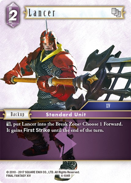 Lancer - 4-104R - Opus IV - Card Cavern