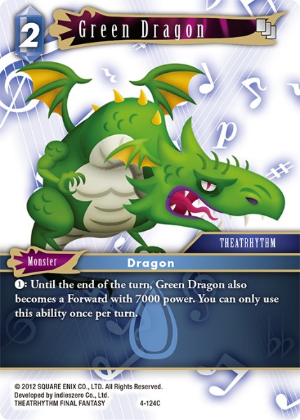Green Dragon - 4-124C - Opus IV - Card Cavern