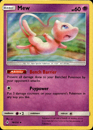 Mew - 76/214 - Unbroken Bonds