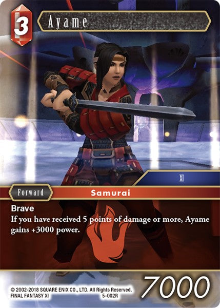 Ayame - 5-002R - Opus V - Foil - Card Cavern