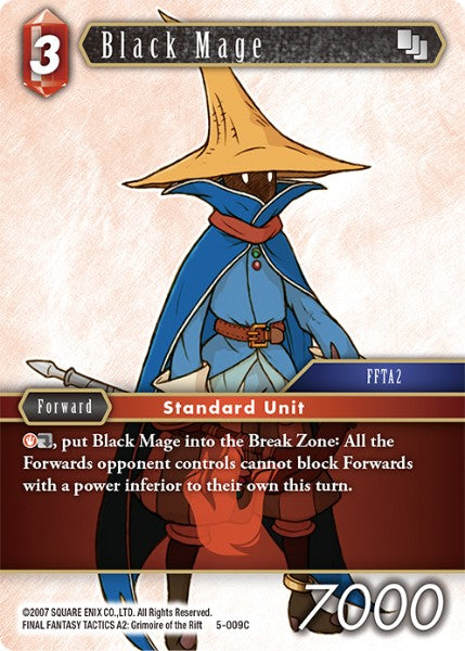 Black Mage - 5-009C - Opus V - Foil - Card Cavern