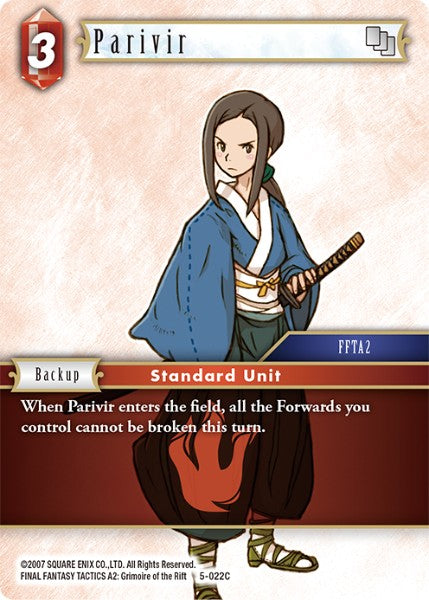 Parivir - 5-022C - Opus V - Foil - Card Cavern
