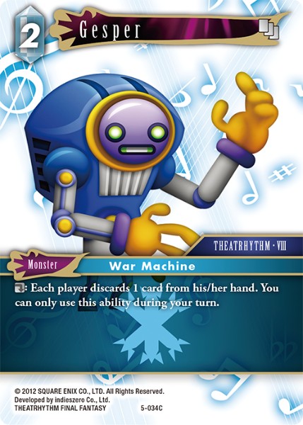 Gesper - 5-034C - Opus V - Foil - Card Cavern