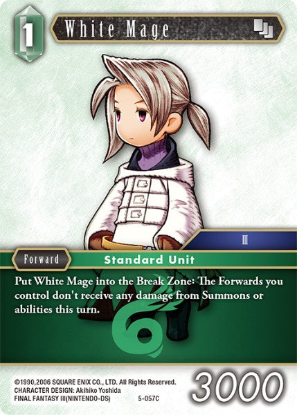 White Mage - 5-057C - Opus V - Card Cavern