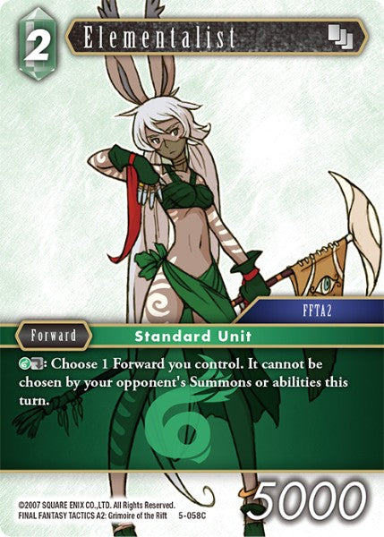 Elementalist - 5-058C - Opus V - Card Cavern