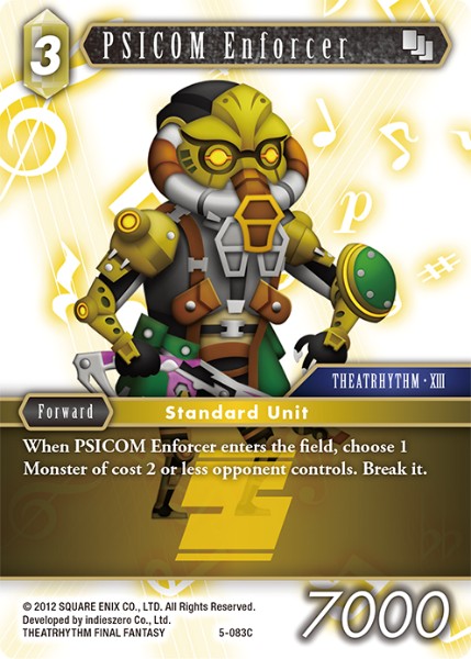 PSICOM Enforcer - 5-083C - Opus V - Foil - Card Cavern
