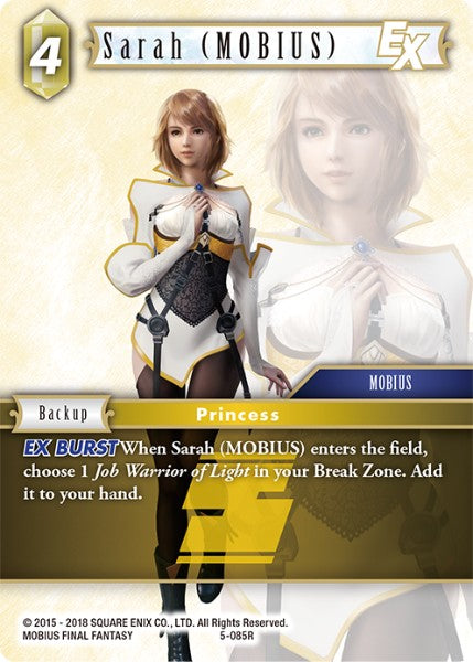 Sarah (MOBIUS) - 5-085R - Opus V - Foil - Card Cavern