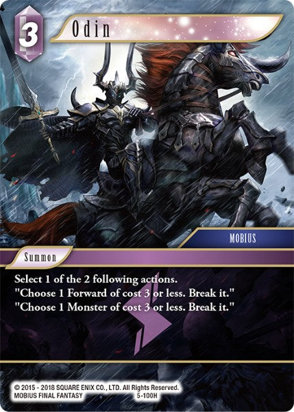 Odin - 5-100H - Opus V - Foil - Card Cavern