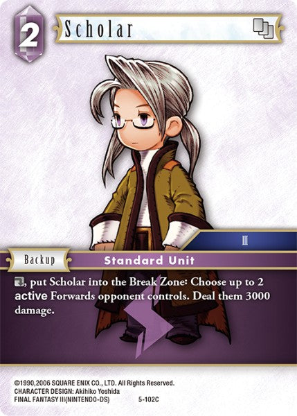 Scholar - 5-102C - Opus V - Foil - Card Cavern
